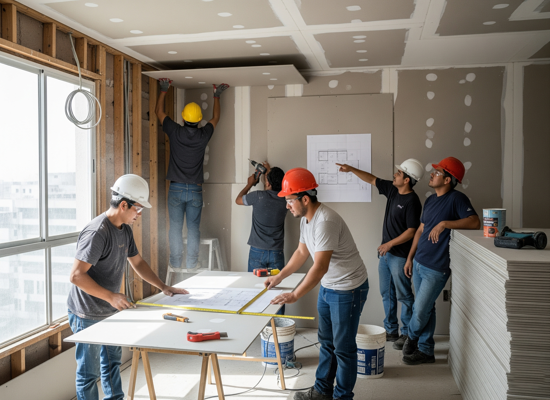 Construcción y Remodelación en Drywall